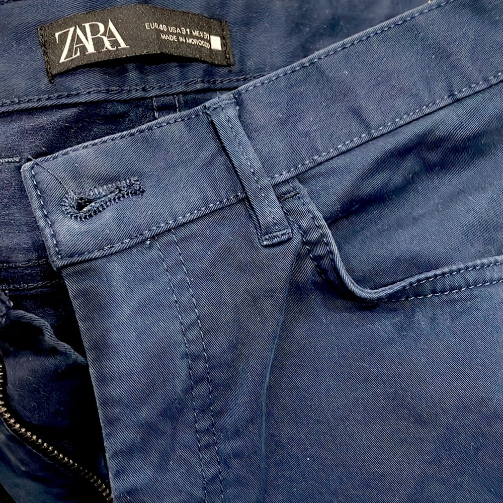 Men’s Zara Pants in Navy — Skinny Fit, US Size 31 (EUR 40)